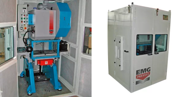 Schallschutzkabinen für Industriepressen